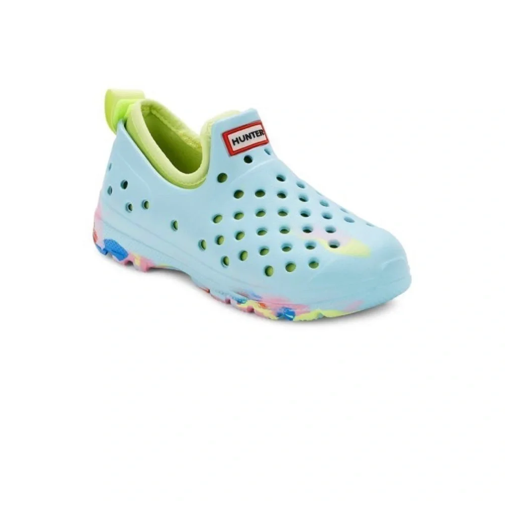 Hunter Girl's Perforated Slip On Sz 1